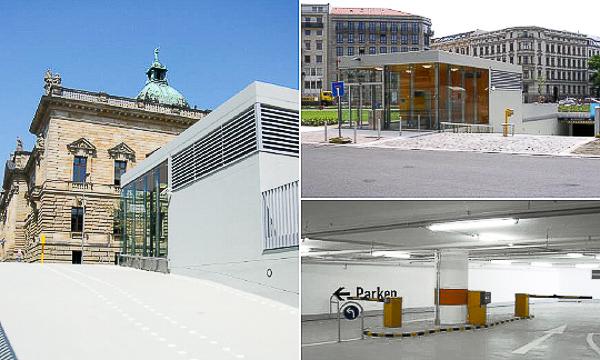 Parkhaus am Bundesverwaltungsgericht Leipzig